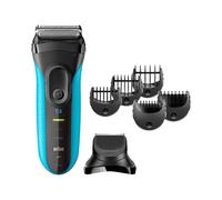 Braun 3010BT Barba Nero Blu Batteria integrata 45 min 1 h Barba five combs 1-7mm