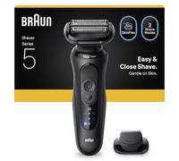 BRAUN 52-N1200S RASOIO ELETTRICO REGOLABARBA RICARICABILE WET & DRY - Rasatura Precisa e Confortevole con Tecnologia Avanzata