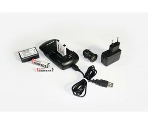 Braun 59411 Caricabatterie Universale da viaggio + Cavo USB + Adattatore auto