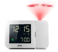 Braun 67161 Sveglia digitale Rettangolo Bianco 24h Tempo AC