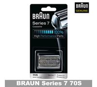 Braun Series 7 70S Testina di Ricambio per Rasoio Elettrico Barba – Compatibile Con I Rasoi . Per Una Rasatura Perfetta Ogni Giorno. Argento