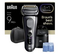 Braun 9667CC Rasoio Elettrico Ricaricabile Wet Dry con Base e Custodia