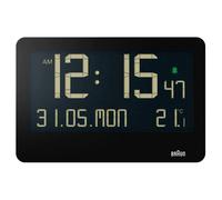 Braun BC 14 black Quarz Wanduhr digital 67702