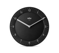 Braun BC 06 B Quarzwanduhr analog schwarz Orologio al quarzo Cerchio Nero