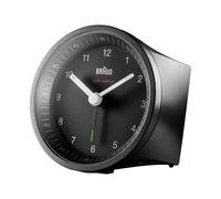Braun BC07 Sveglia al quarzo Rotondo Nero Analogico Giallo Batteria 67009