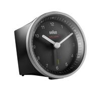 Braun BC07SB-DCF Sveglia al quarzo Rotondo Nero Argento Analogico 67098