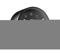 Braun BC12 Sveglia al quarzo Rotondo Nero Analogico Giallo Batteria 67047