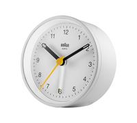 Braun BC12W Sveglia al quarzo Rotondo Bianco 12h Buzzer Batteria 67048