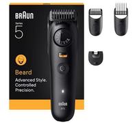Braun Trimmer Barba Series 5 + 4 strumenti per creare il suo stile, 40 lunghezze, lama affilata, BT5520, nero