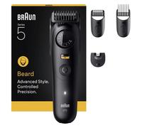 Braun BeardTrimmer 5 80789813 regolabarba CA/Batteria 20 2 cm Bagnato e secco Ne
