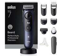Braun BeardTrimmer 7 80789809 regolabarba CA/Batteria 40 2 cm Bagnato e secco Blu scuro
