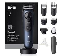 Braun BeardTrimmer 7 BT7540 tagliabarba Batteria 40 2 cm Bagnato & secco Nero, Blu - Nouvo
