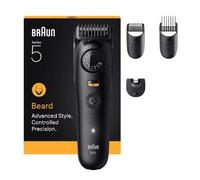Braun BeardTrimmer 9 BT5520 regolabarba Batteria 40 2 cm Bagnato e secco Nero