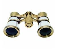 Braun Binocolo 3x25 OPERA oro/bianco