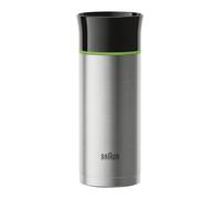 Braun brocca tazza thermos da viaggio 330ml in acciaio inox + valvola pulizia