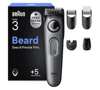 Braun BeardTrimmer 3 BT3560 regolabarba Batteria 40 2 cm Nero, Grigio