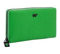 Braun Büffel borsa Capri Zip Wallet L Green