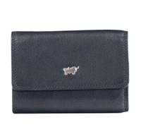 BRAUN BÜFFEL - Custodia portachiavi in vera pelle bovina da golf - piccola custodia portachiavi per uomo e donna con 6 ganci portachiavi - Portachiavi classico senza tempo - Nero elegante