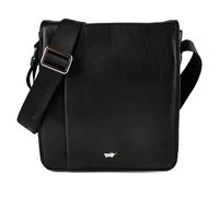 Braun Büffel Golf 3.0 Borsa a tracolla M Vera Pelle 23 cm nero