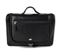 Braun Büffel Golf 3.0 Borsa da toilette Vera Pelle 30 cm nero