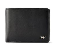 Braun Büffel Portafoglio da uomo Golf – Vera pelle bovina, protezione RFID, 12 scomparti – Nero