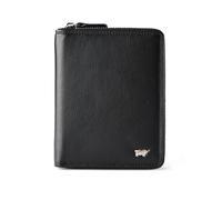 Braun Büffel Golf 3.0 Portafoglio Protezione RFID Vera Pelle 10 cm nero