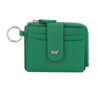 Braun Büffel Joy Custodia per carta di credito Protezione RFID Pelle 11 cm verde