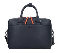 Braun Büffel Novara Valigetta Pelle 42 cm Scomparto per laptop blu