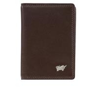 BRAUN BÜFFEL Porta carte in vera pelle Golf 2.0-10 scomparti per carte di credito, marrone, Taglia unica, Classico