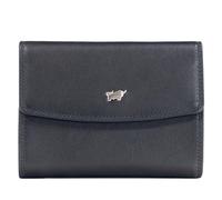BRAUN BÜFFEL Portafoglio da uomo in vera pelle bovina, con protezione RFID, con 8 scomparti per carte di credito, nero