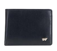 BRAUN BÜFFEL Portafoglio da uomo in vera pelle bovina da golf con protezione RFID - Portafoglio Zetilose con 11 scomparti per carte di credito, nero elegante