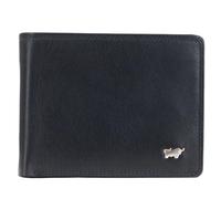 BRAUN BÜFFEL Portafoglio da uomo in vera pelle bovina da golf con protezione RFID - Portafoglio Zetilose con 8 scomparti per carte di credito, nero elegante