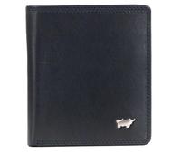 BRAUN BÜFFEL Portafoglio da uomo in vera pelle bovina da golf con protezione RFID - Portafoglio Zetilose con 6 scomparti per carte di credito, Nero , Classico