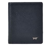 Braun Büffel Robin Custodia per carta di credito Protezione RFID Vera Pelle 8 cm blu