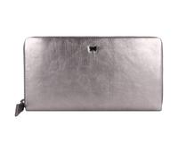 Braun Büffel Ruby Portafoglio Protezione RFID Vera Pelle 19 cm color argento