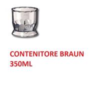 BRAUN Ciotola 350ml Plastica Multiquick 4162 4165 4191 4193 4199 4200