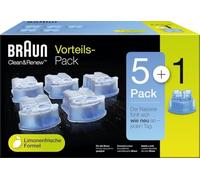 Braun Clean&Charge 5+1 Cartucce Di Ricarica Per Rasoio Elettrico Per Barba Compatibili Con Tutte Le Stazioni SmartCare E Clean&Charge