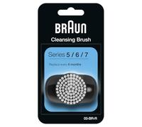 Braun EasyClick - Spazzola detergente originale per rasoio elettrico serie 5, 6 e 7, pulisce, esfolia e affina la pelle, per nuova generazione, colore: bianco