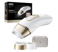 Braun IPL Smart Silk ·expert Pro 5, rimozione dei peli laser a casa, depilazione durevole, con custodia, 2 accessori, PL5210