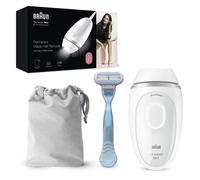 Braun Silk-expert Mini PL1124 Epilatore A Luce Pulsata Di Ultima Generazione Per Donna, Epilazione Permanente Dei Peli Visibili, Bianco, Con Custodia Da Viaggio, Dimensioni Compatte Da Viaggio, Facile, Sicuro Ed Efficiente