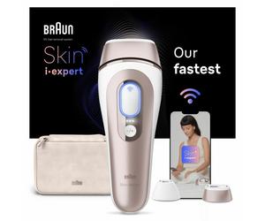 Braun Epilatore Luce Pulsata Smart Skin I·Expert, Epilazione A Casa Tua, Custodi