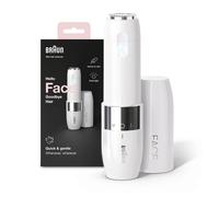 Braun Face Epilatore Elettrico Donna, con Rifinitore di Precisione, Depilazione Elettrica Viso, Baffetti, Mento E Guance, Adatto anche alla zona Bikini, Idea Regalo Depilatore Donna, FS1000 Bianco