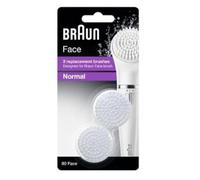 Braun Face 80 Confezione da 2 Ricambi per Spazzola, Progettati per la Spazzola di Pulizia Braun Face