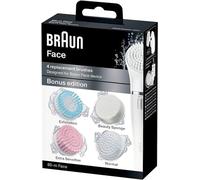Braun Face 80-m Spazzole Edizione Bonus per Pelli Miste, Confezione da 4 Pezzi di Ricambio