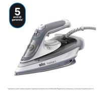 Braun TexStyle 5 SI 5078 GY Ferro da stiro a secco e a vapore EloxalPlus soleplate 2800 W Grigio, Bianco
