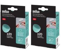 Braun Filtri per Aspiratore nasale manuale 1 , 20 pz , Filtri igienici usa e getta , Da utilizzare con Braun Aspiratore nasale manuale 1 , BNF020 (Confezione da 2)