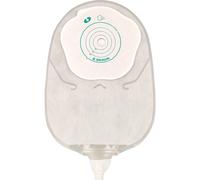 Sacca urostomia mono pezzo con protettore cutaneo e adesivo microporoso con rubineto e valvola antireflusso silk misura 12/55mm 30 pezzi flexima uro