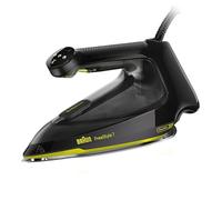 Braun FreeStyle 7 - Ferro da Stiro a Vapore Ergonomico e Facile da Usare, Funzione Turbo, Stiratura Rapida e Scorrevole, Design Certificato, Nero e Verde (FI7255GR)
