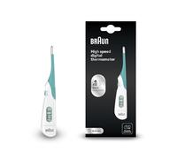Braun High Speed Termometro digitale, Termometro stick digitale per utilizzo multisito, Per via orale, rettale o ascellare, Adatto a neonati e bambini, Marchio #1 tra i dottori 1, PRT1000