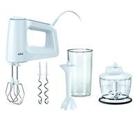 Braun HM 3135 WH Sbattitore manuale 500 W Grigio, Bianco